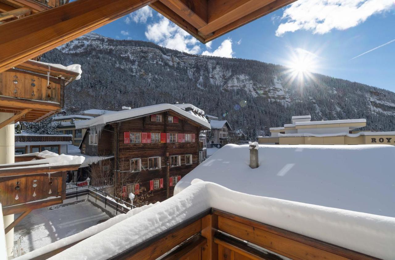 Touristen-Chalet Leukerbad Exterior foto